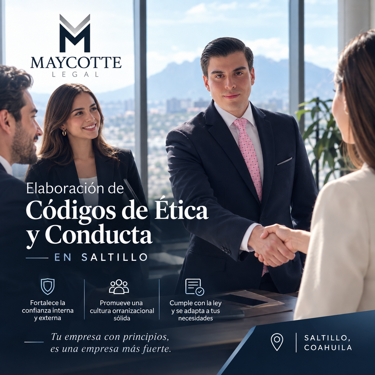 Elaboración de códigos de ética y conducta en Saltillo